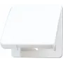 JUNG CD 590 KL WW Tampa articulada para dispositivos de 50x50 mm, branco