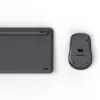 Conjunto de teclado e rato multi-dispositivo preto cinzento