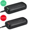 Carregador para e-bike QOLTEC 50332 — saída 36V/42V, 2A, ficha 5,5×2,1 mm