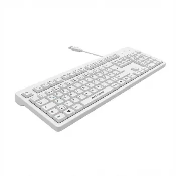 Teclado higiénico MAN&MACHINE Keyboard ITs Cool branco, USB, 99 teclas, DE (ITSC/DE/W5)