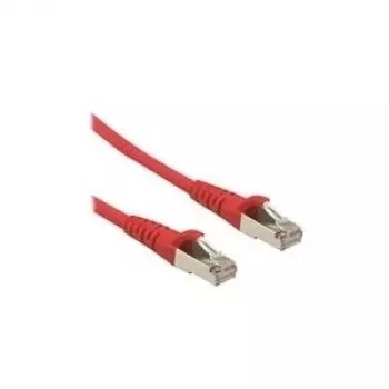 ROLINE - Cabo de rede - RJ-45 (M) para RJ-45 (M) - 50 cm - SFTP, PiMF - CAT 6a - Vermelho (21.15.2810)