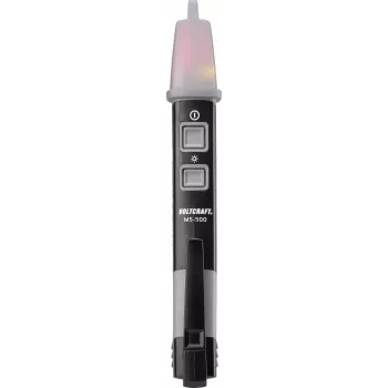 VOLTCRAFT MS-500 detetor de tensão sem contacto CAT IV 1000 V LED, acústico (1601757)