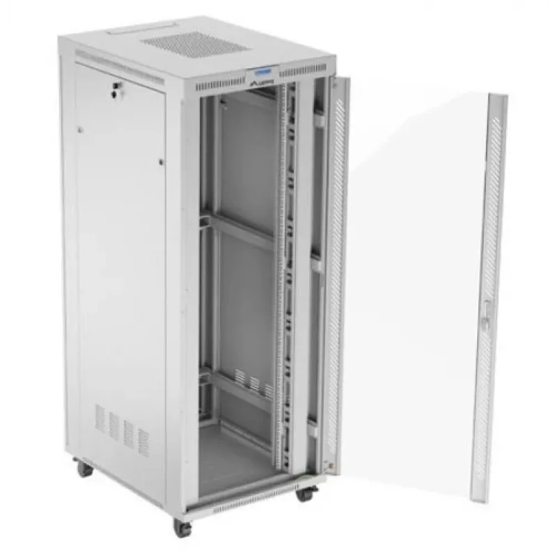 LANBERG 19 42U 800x1000 Independente Porta de vidro LCD (FlatPack) Cinzento (envio por transportadora)