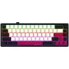LORGAR KBP70MW, Teclado de gaming mecânico sem fios 65% Pro, preto/vermelho, layout EN