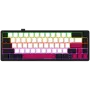 LORGAR KBP70MW, Teclado de gaming mecânico sem fios 65% Pro, preto/vermelho, layout EN