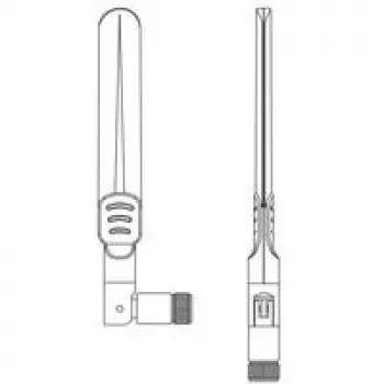 Extreme Networks - Antena - Wi-Fi - 5,2 dBi, 3,2 dBi - omnidirecional - interior - branco - para Zebra AP 6522 (ML-2452-APA2-02)