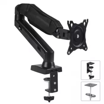 Suporte para monitor MACLEAN MC-860 suporte de secretária para ecrãs de 27