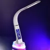 Candeeiro de secretária Hawk HW-LAMP05 branco LED ajustável — candeeiro de trabalho LED compacto com braço ajustável