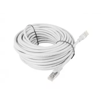 Cabo de rede LANBERG RJ-45 Cat5e PCU5-10CC-3000-S, 30 m, U/UTP, condutor CCA, bainha PVC, 26 AWG, branco