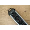 Extensão de energia Brennenstuhl 1391030200 3 m 12 tomadas AC interior preto prateado