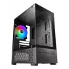 Caixa de PC Mini-Tower TACENS Mars Gaming MC-SE2 — Mini-ITX / Micro-ATX, preto, janela lateral, fonte de alimentação inferior, suporta 2x2,5 polegadas + 1x3,5 polegadas