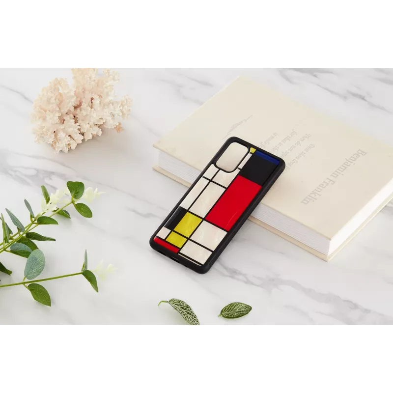 Capa de proteção iKins para Samsung Galaxy S20+ – design impresso preto