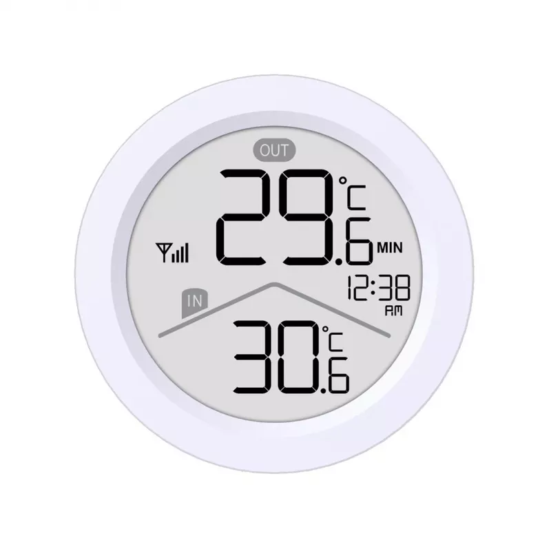 Estação meteorológica sem fios GreenBlue, temperatura IN/OUT, relógio, °C/°F selecionável, alcance até 60 m, GB162