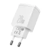 Carregador de parede Baseus Compact 1x USB-A + 1x USB-C 3A, adaptador de viagem compacto