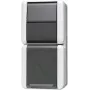 Tomada JUNG 876 W, individual, 250 V 16 A, branco, 75×58×151 mm