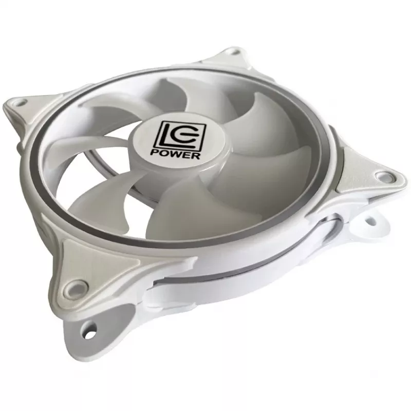 Ventoinha para caixa LC-Power LC-CF-120-ARGB-W 120mm ARGB – branca