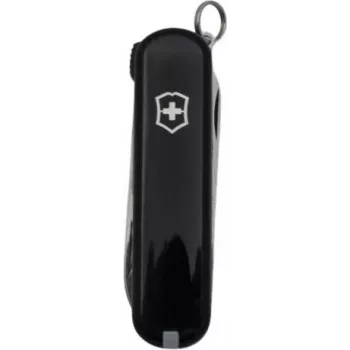 Faca multiferramentas Victorinox NailClip 580 Spey Point preta — 8 ferramentas, lâmina de 6,5 cm