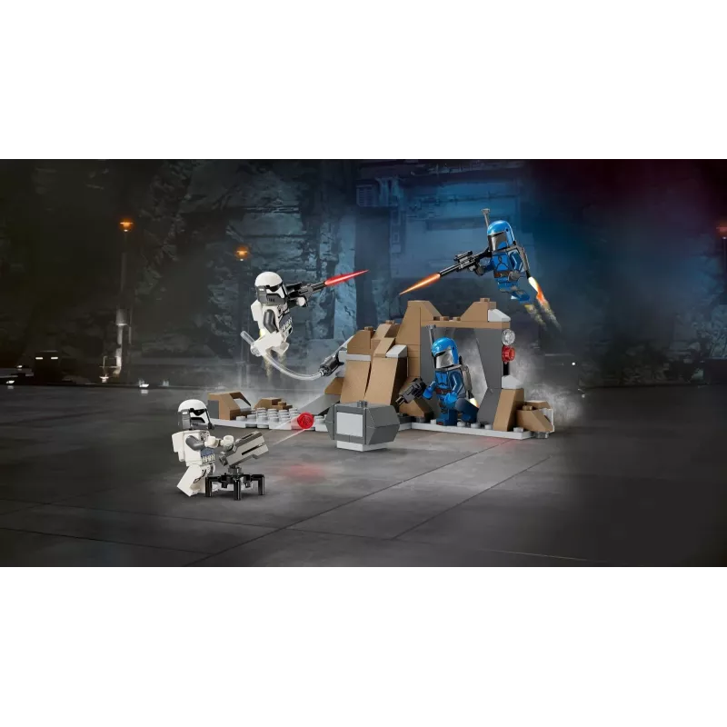 Brinquedo de construção LEGO Star Wars Ambush on Mandalore Battle Pack 75373 — 4 minifiguras, 109 peças, idade 6+