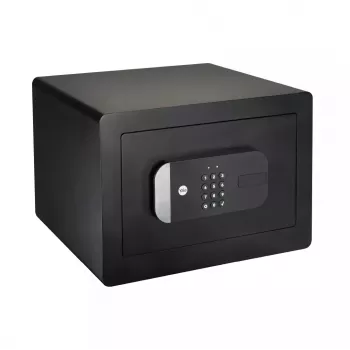 Cofre autónomo Yale YSS/250/EB1 — fechadura eletrónica e de chave, preto, 250×300×350 mm
