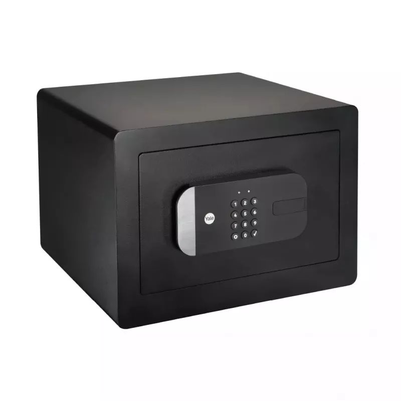 Cofre autónomo Yale YSS/250/EB1 — fechadura eletrónica e de chave, preto, 250×300×350 mm