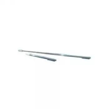 Caneta esferográfica telescópica WEDO, comprimento: 147 mm, para cartão de exposição cromada, fácil de transportar como uma caneta esferográfica, em metal (236 1)
