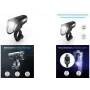 Farol de bicicleta FISCHER 007790 100 lux LED, a pilhas, preto
