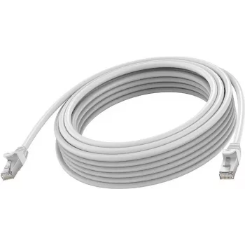 Vision - cabo de rede - RJ-45 (M) para RJ-45 (M) - 5,0m - 6,2 mm - STP - CAT 6a - moldado, snagless - branco (TC 5MCAT6A)