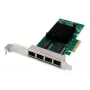 Placa de rede DIGITUS 4 portas Gigabit Ethernet, RJ45, PCI Express, Intel I350