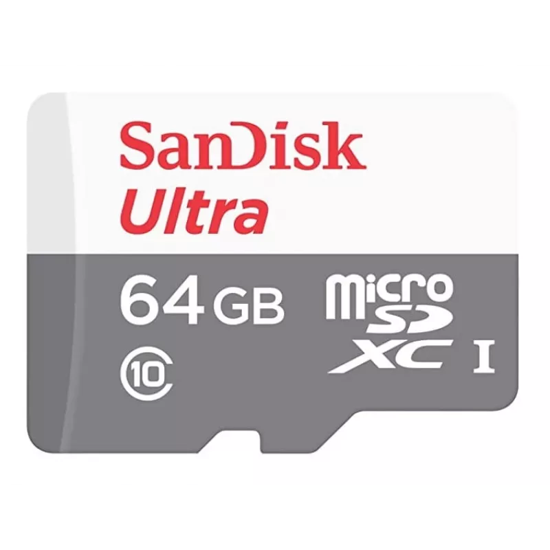 MicroSDXC SanDisk 64GB Classe 10 UHS-I SDSQUNR-064G-GN3MN