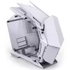 Caixa de PC mini micro-ATX tower Jonsbo MOD3 vidro temperado branco, suporte Mini-ITX/Micro-ATX
