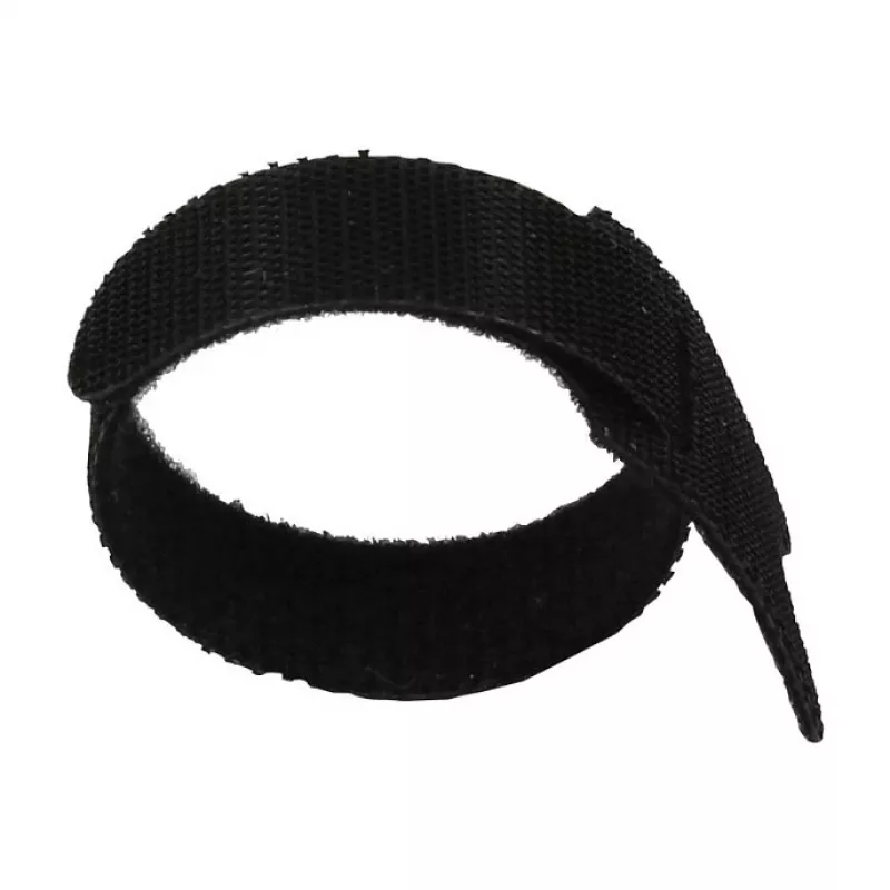 Synergy 21 S215682 - abraçadeira com fecho de velcro - nylon - polipropileno (PP) - preto - 15 cm - 20 mm - 1 mm