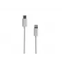 Cabo Lightning (macho) -> USB-C (macho) 2m MFi Prati branco Natec NKA-2151