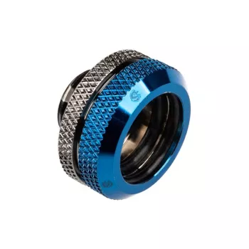 Adaptador Multi-Link Bitspower G1/4 rosca macho para tubo rígido 16 mm AD, racor reto, preto brilhante