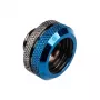 Adaptador Multi-Link Bitspower G1/4 rosca macho para tubo rígido 16 mm AD, racor reto, preto brilhante