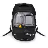 Mochila DICOTA Hi-Vis V2 preta 320x220x455mm PET TPU