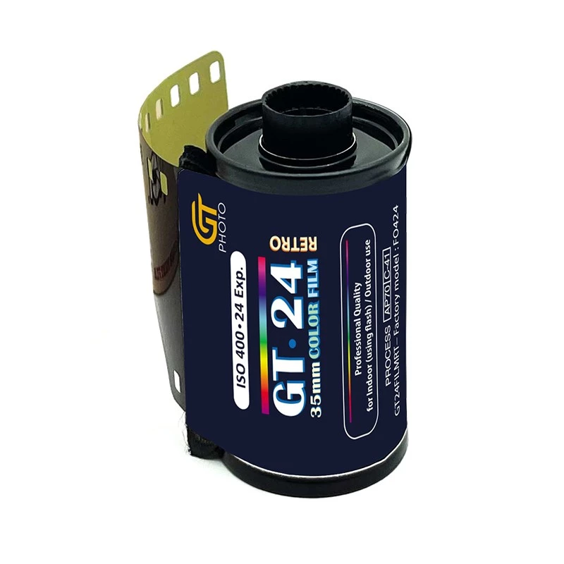 Filme fotográfico 35 mm GT Photo GT24FILMRT Retro – formato 35 mm, filme negativo a cores