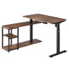 Secretária de altura ajustável eletricamente ergo office 380623 — altura máx. 121 cm, carga máx. 70 kg
