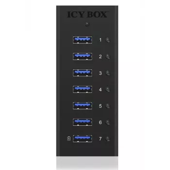 ICY BOX IB-AC618 USB 3.2 Gen 1 (3.1 Gen 1) Type-B 5000 Mbit/s preto