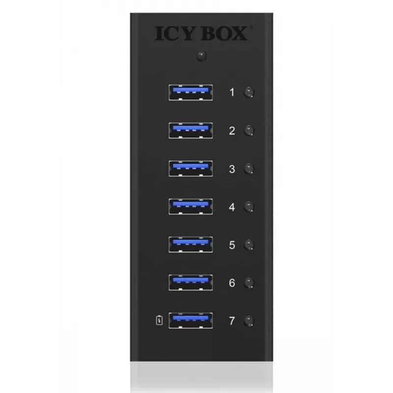 ICY BOX IB-AC618 USB 3.2 Gen 1 (3.1 Gen 1) Type-B 5000 Mbit/s preto