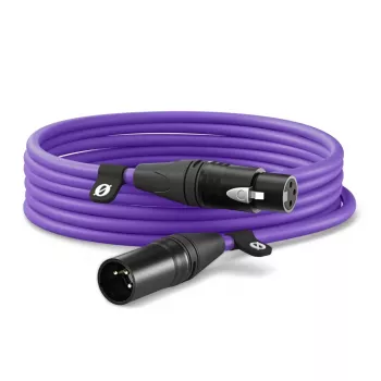 RODE XLR-6 Cabo XLR Premium 6 m, roxo, XLR6M-PU