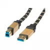 ROLINE Gold - cabo USB - USB Type-A (M) para USB Type-B (M)