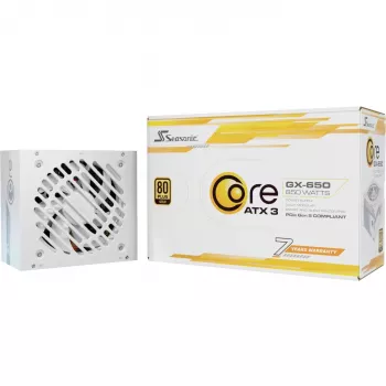 Fonte de alimentação Seasonic CORE GX-650 650 W 20+4 pin ATX ATX Branco