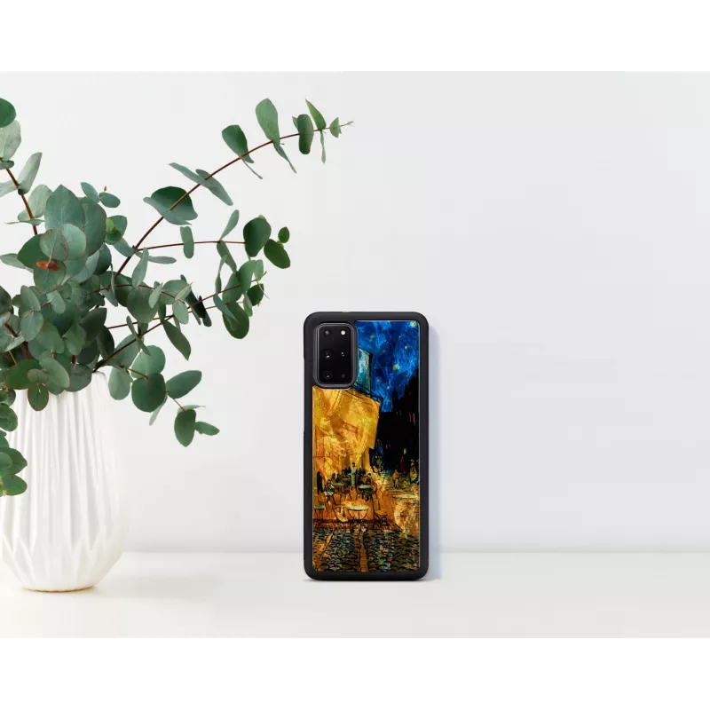 Capa de proteção iKins para Samsung Galaxy S20+ — preto Cafe Terrace