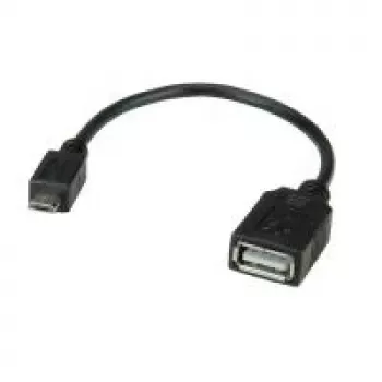 VALUE Cabo USB 2.0, USB 2.0 tipo Micro B - tipo A BU, OTG 0,15 m (11.99.8311)