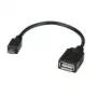 VALUE Cabo USB 2.0, USB 2.0 tipo Micro B - tipo A BU, OTG 0,15 m (11.99.8311)