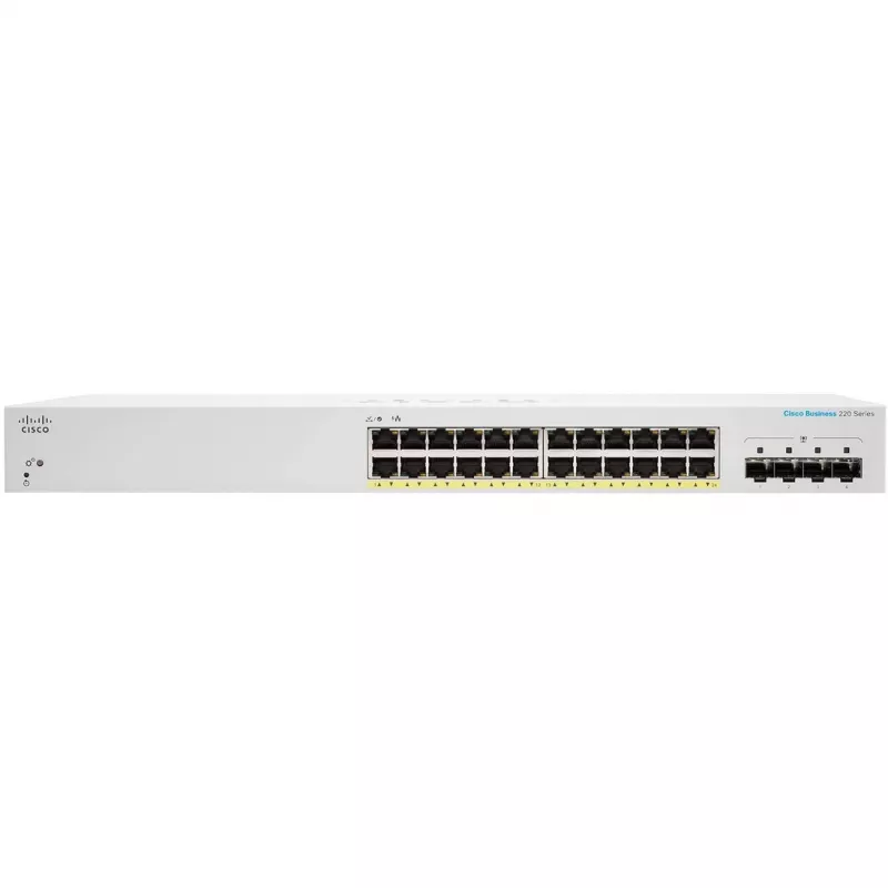 Switch gerido Cisco CBS220-24FP-4X