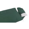 Saco de dormir Outwell Camper Prime semirretangular 900×2350 mm, altura máx. do utilizador 200 cm, algodão/poliéster, verde
