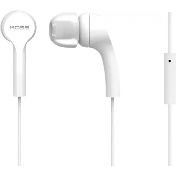 Koss | Auscultadores | KEB9iW | Com fios | In-Ear | Microfone | Branco