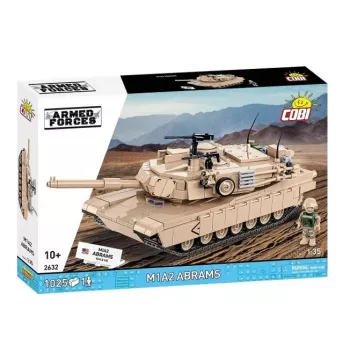 Conjunto de construção em blocos Cobi M1A2 Abrams 1025 peças modelo COBI-2632