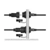 Good Connections ficha industrial S4 cabo USB 2.0, USB-A para Mini-USB, 1 m (IC04-U202)